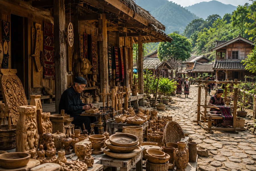 Discover India�s Traditional Woodcraft Heritage Villages 